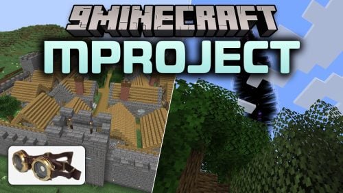 Mproject Mod (1.21.1, 1.20.1) – Conquer Floating Skylands and Command Golems