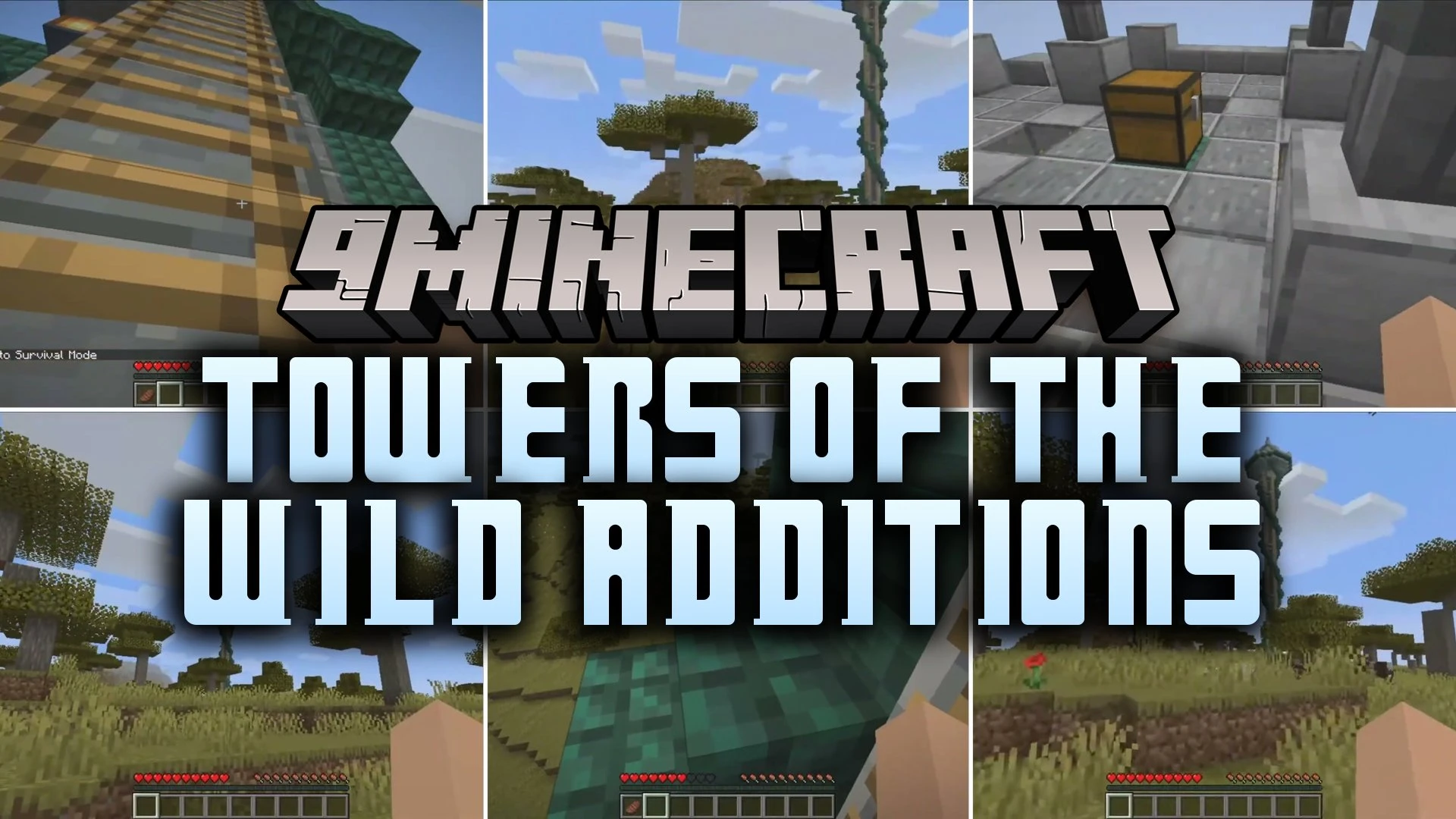 Towers of the Wild Additions Mod (1.20.1) – Climb High Towers Across Nether