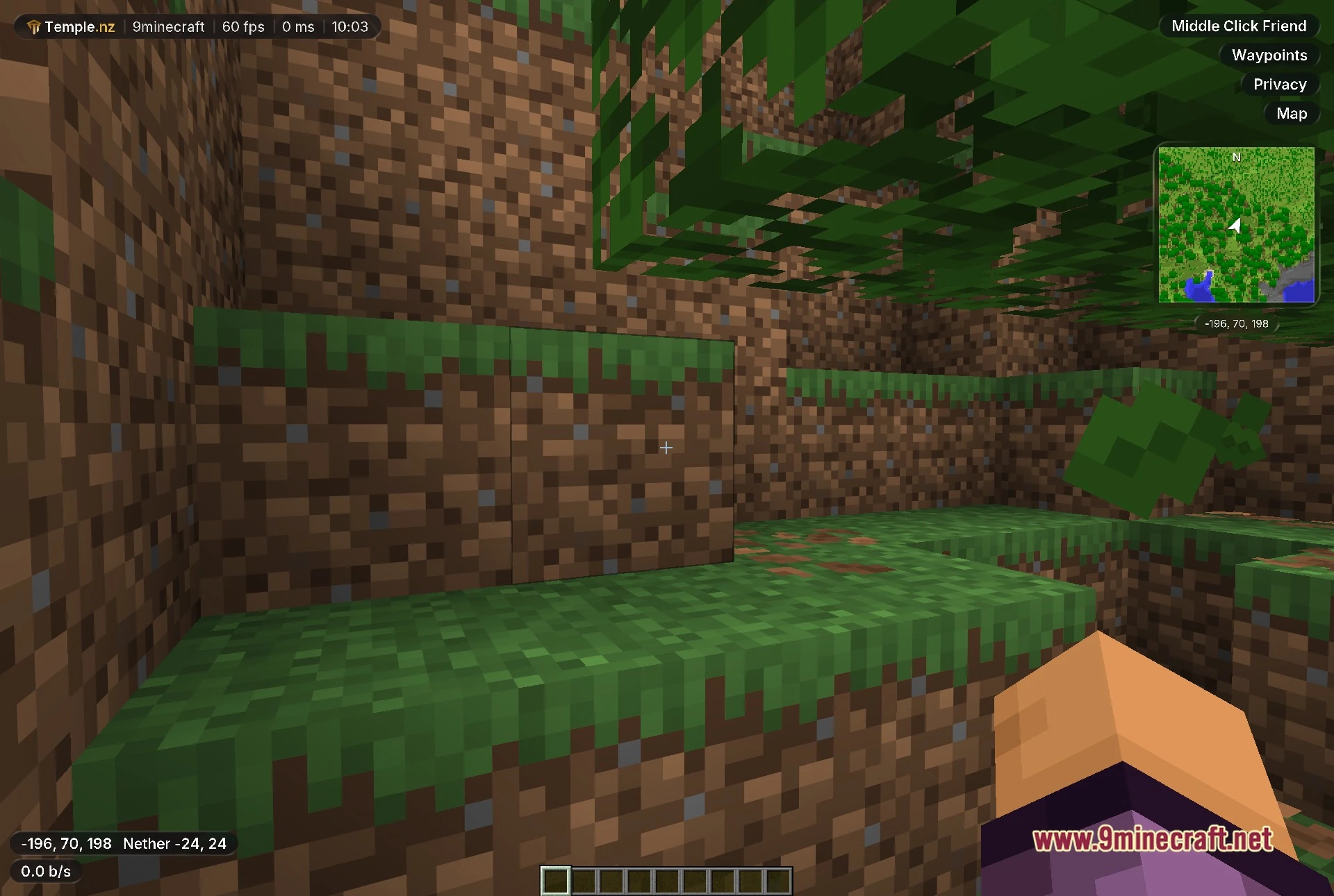 Temple Client Mod (26.2) – Dominate Brutal PvP on Anarchy Servers — screenshot 2