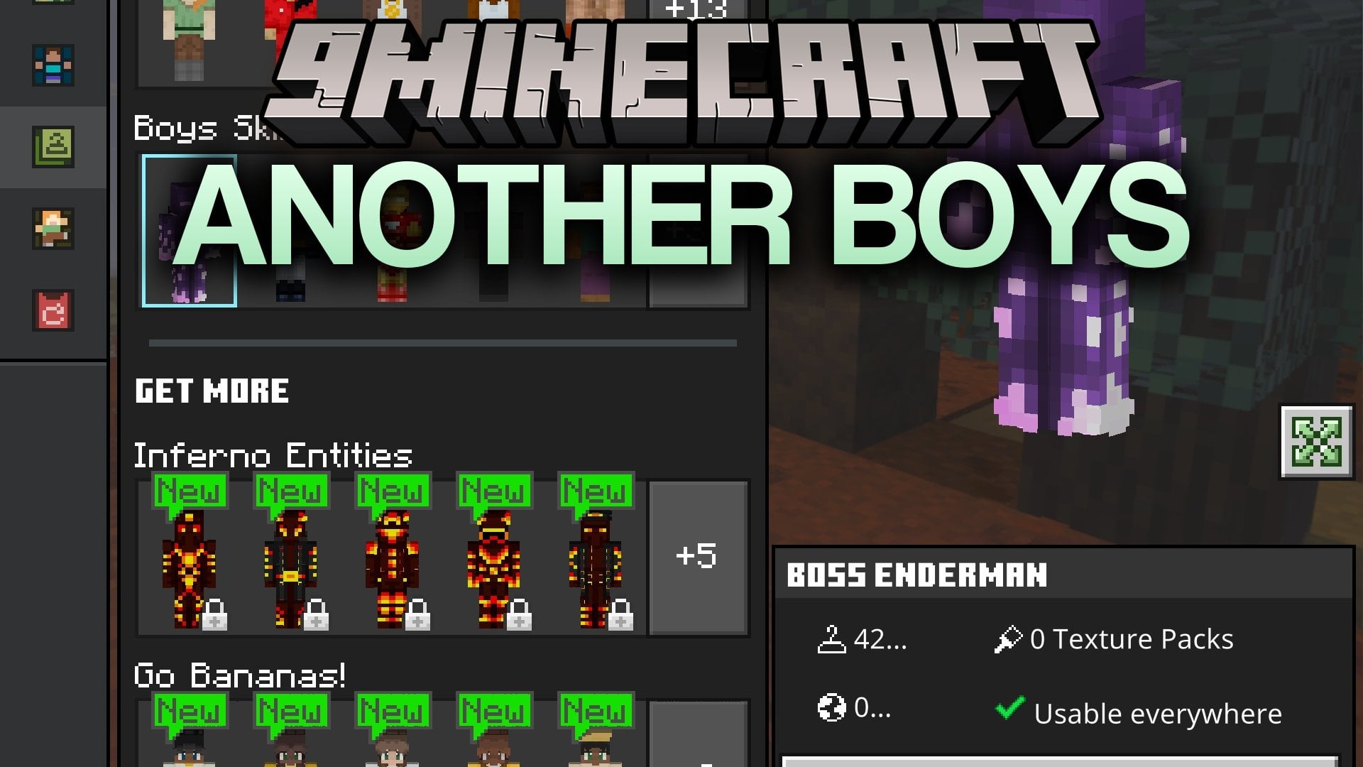 Another Boys Skin Pack (26.x) – Modern Casual Boy Outfits for Bedrock Edition