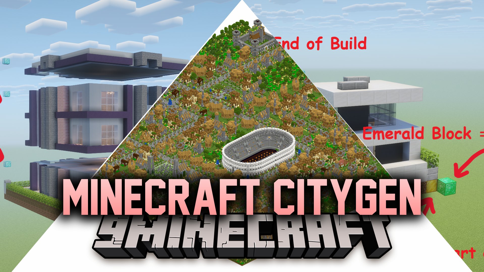Minecraft Citygen Map – Turn Handmade Houses Into a Sprawling Metropolis