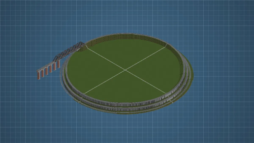 Montaña Con Marcas DE Recorrido Para Trenes Schematic Thumbnail