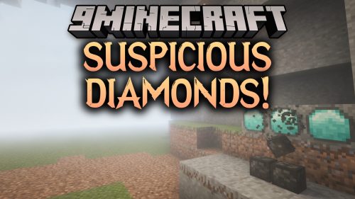 Suspicious Diamonds Mod (1.21.1, 1.20.1) – Risk Finding Coal Inside Precious