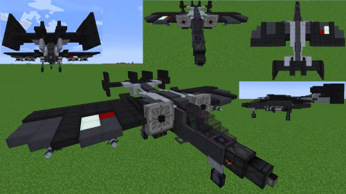 Ats Hussar V1 Schematic (1.20.x) – Build a Combat Jet with Create Mod