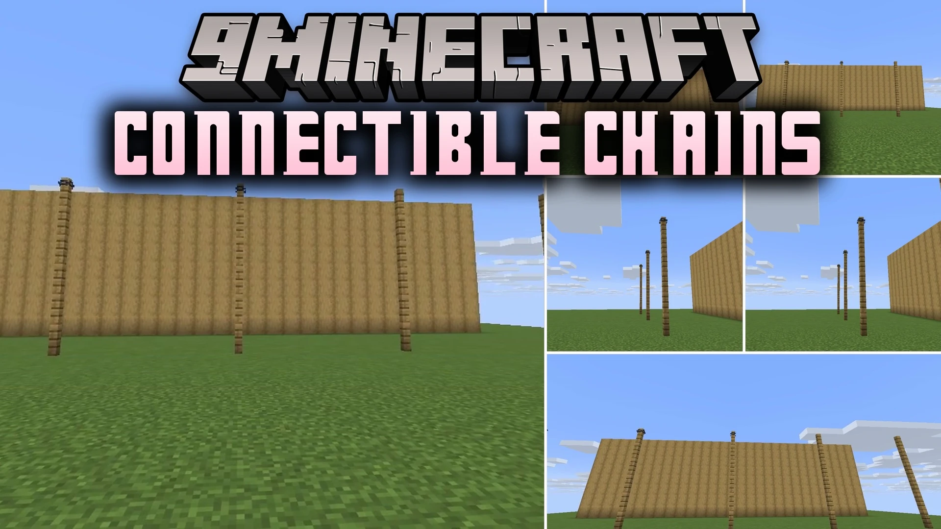 Connectible Chains 9minecraft Mod