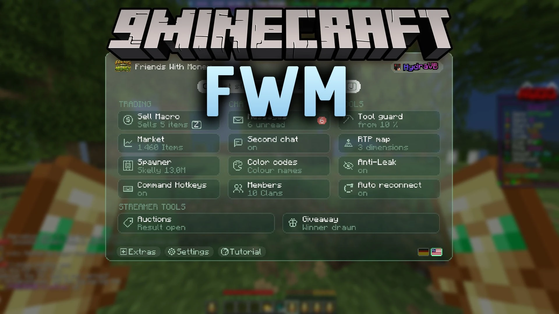 FWM Mod (26.3, 1.21.11) – Automate Server Shop Sales and Track Daily Farming