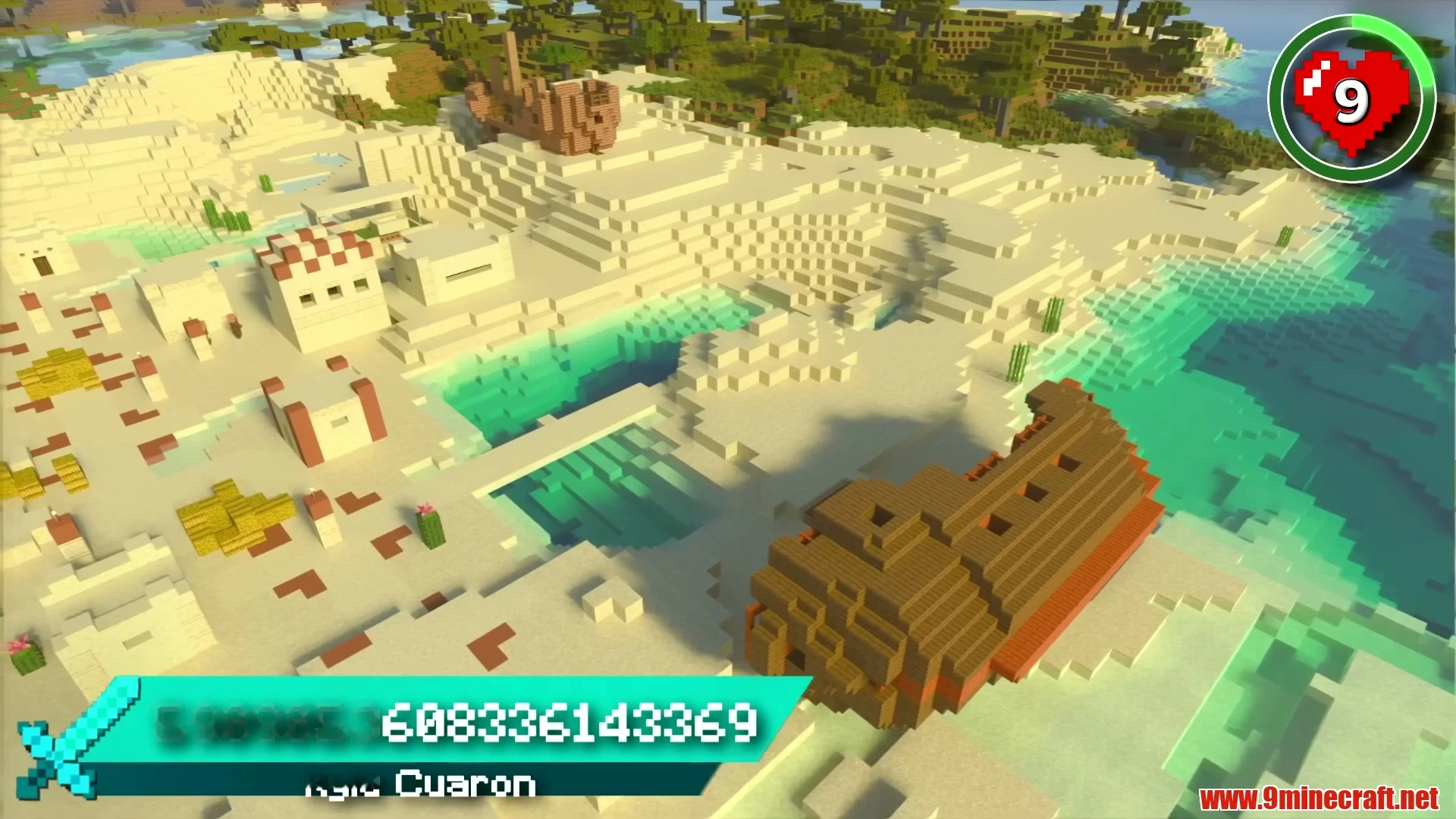 Twin Beached Shipwreck Village & Fortress Portal - Minecraft 26.3 Seed 5909053608336143369 View 1