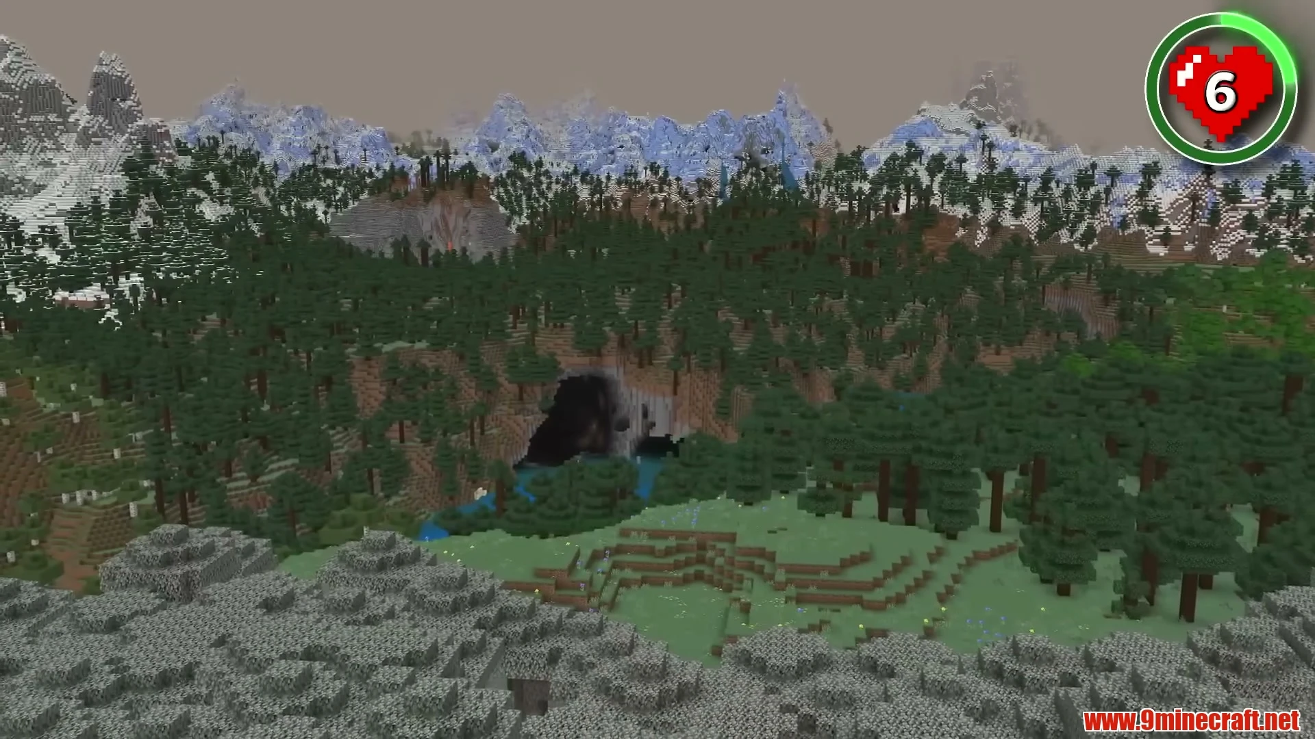 Pale Garden Chasm & Subterranean Mansion - Minecraft 26.3 Seed -6435888553807995557 View 1