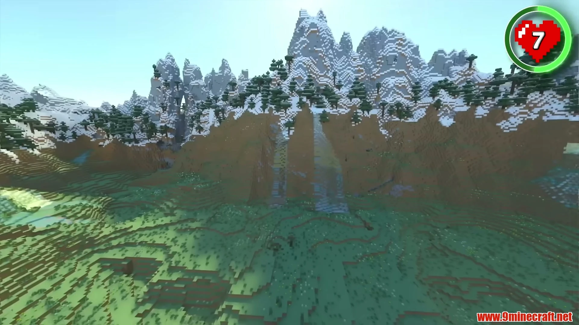 Alpine Crater Meadow Amphitheater - Minecraft 26.3 Seed 15123566709681618 View 2