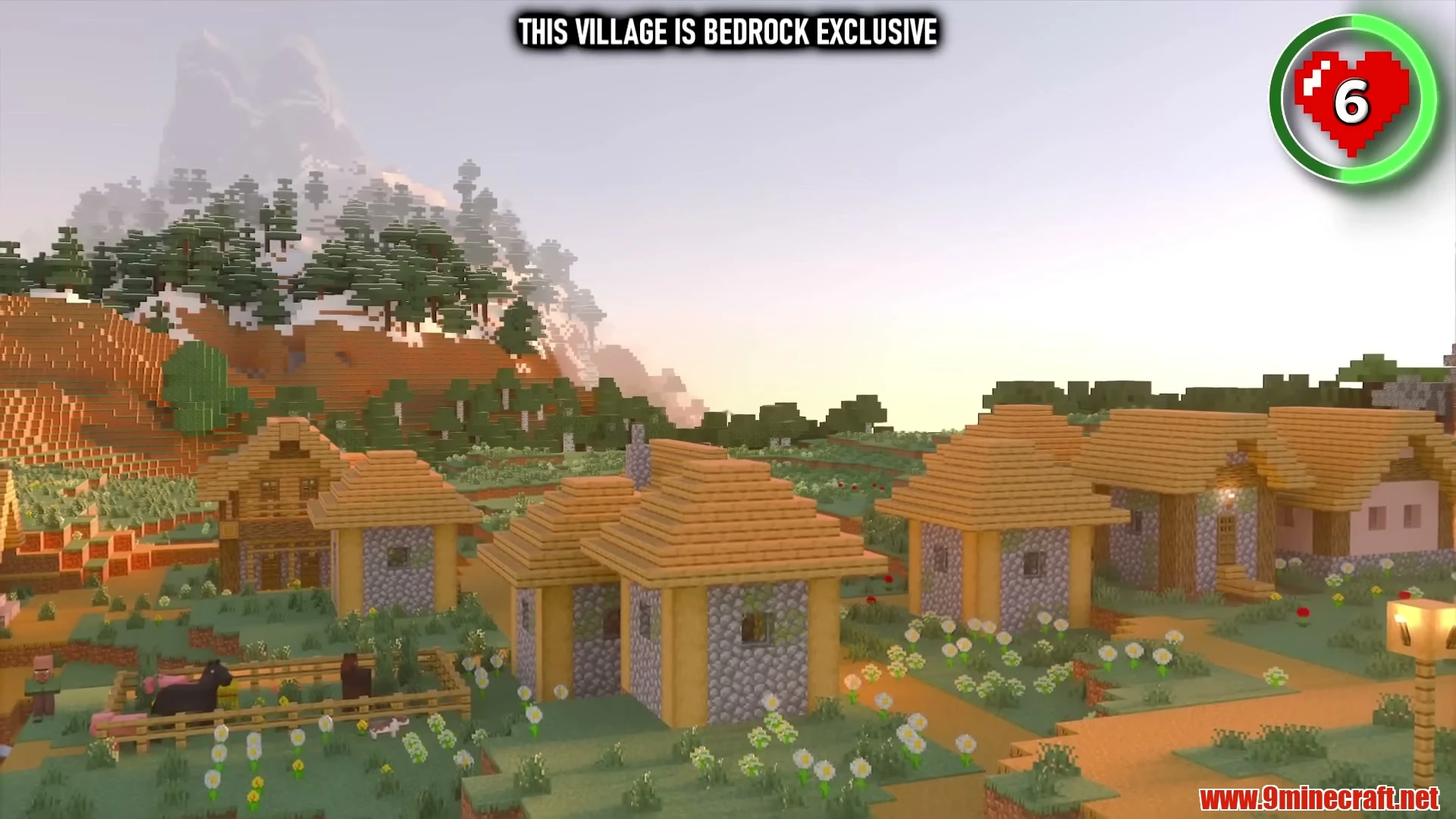 Flower Meadow Village on Pale Garden Frontier - Minecraft 26.3 Seed 7052964055533254254 View 3