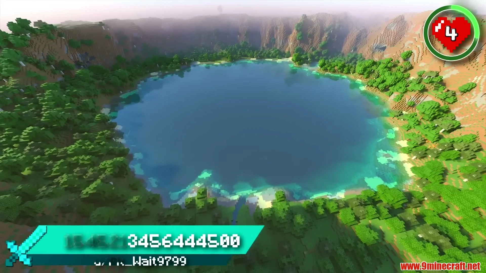 Cradled Basin Mountain Lake Sanctuary - Minecraft 26.3 Seed 1545213456444500 View 1