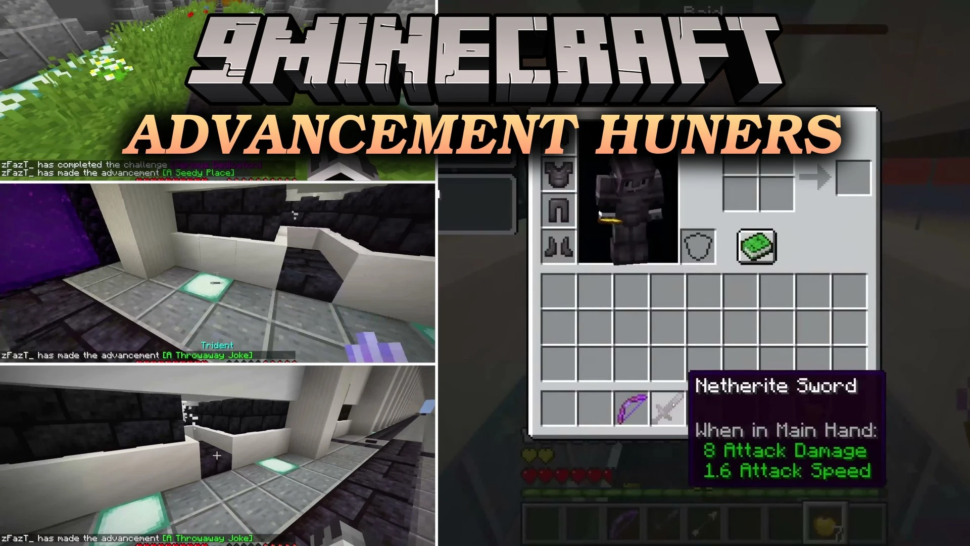 Advancement Huners Map (26.3, 1.20.1) – Frantic Race for Rare Achievements