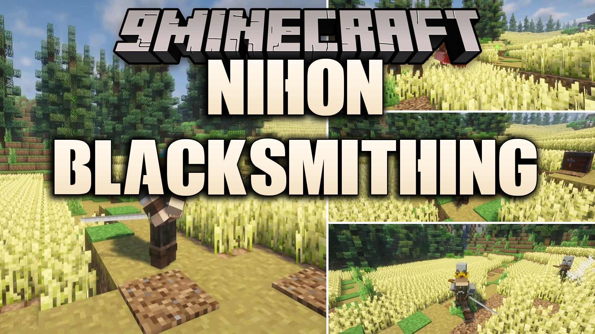 Nihon Blacksmithing Mod (26.2, 1.20.1) – Forge Authentic Japanese Swords