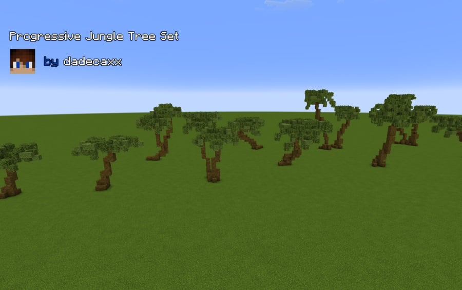 Progressive Jungle Tree Set Schematic Screenshots 2 Progressive Jungle Tree Set Schematic Screenshots 2