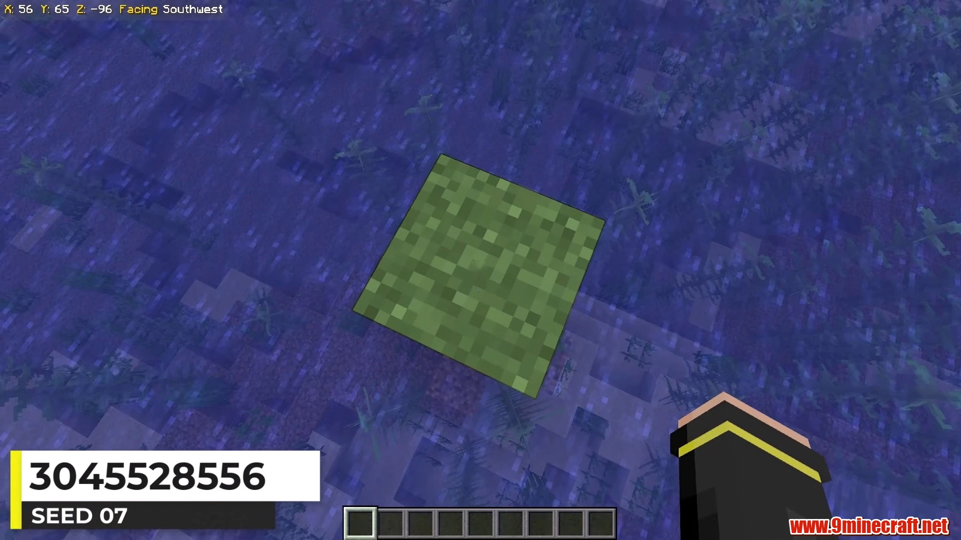 Grass Pillar Sea Spires - Minecraft 26.3 Island Seed 3045528556 view 1