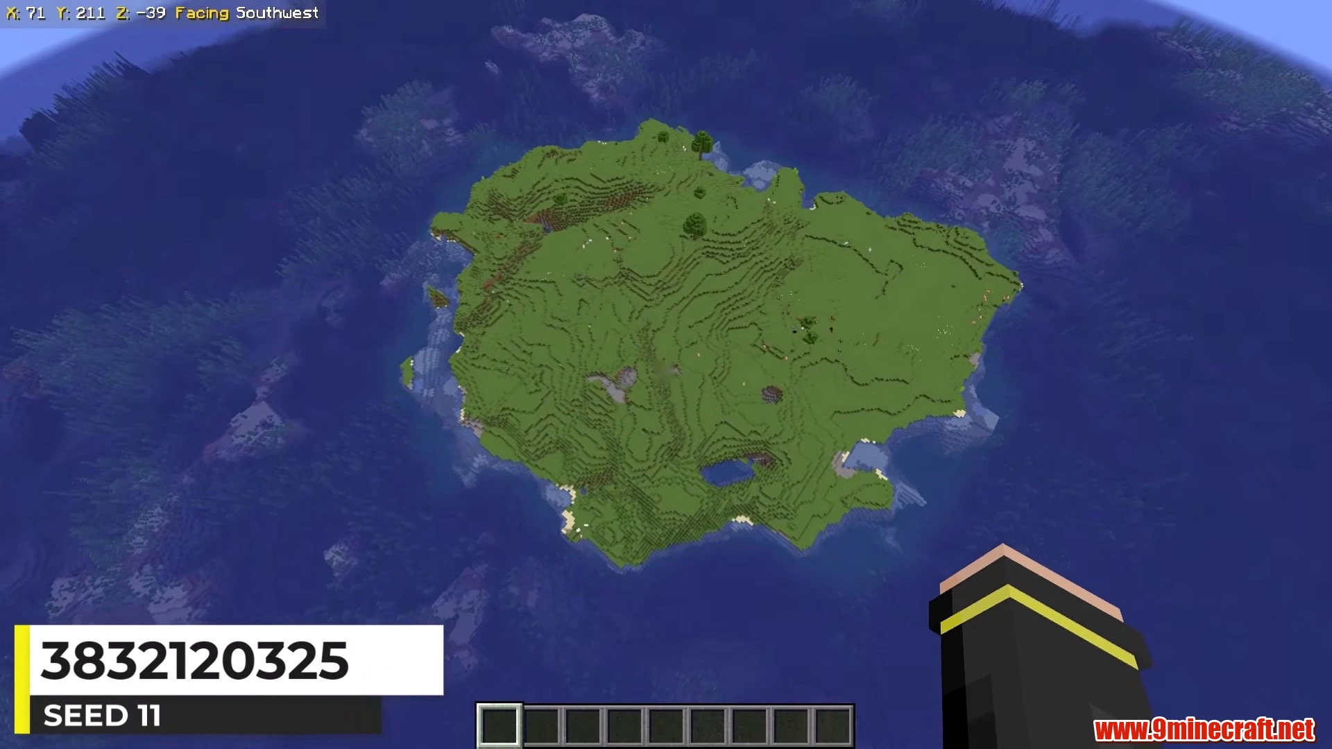 Vast Plains Sanctuary Island - Minecraft 26.3 Island Seed 3832120325 view 1