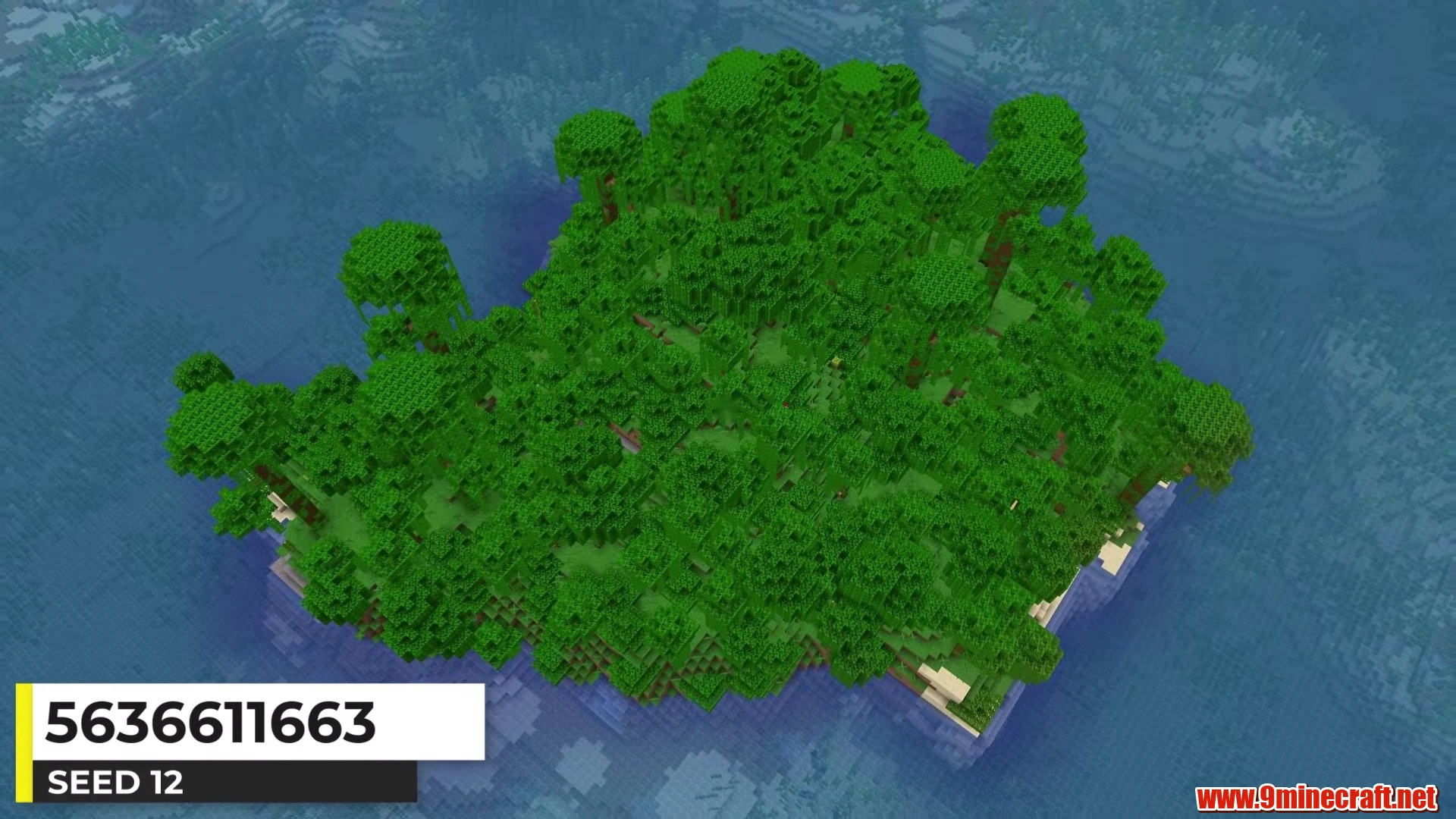 Tropical Jungle Island - Minecraft 26.3 Island Seed 5636611663 view 2
