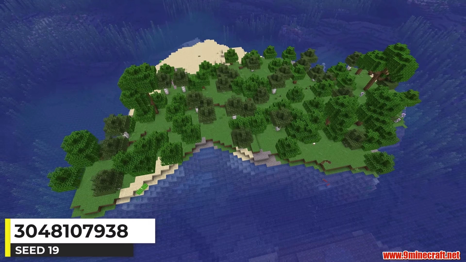 Temperate Forest Isle - Minecraft 26.3 Island Seed 3048107938 view 1