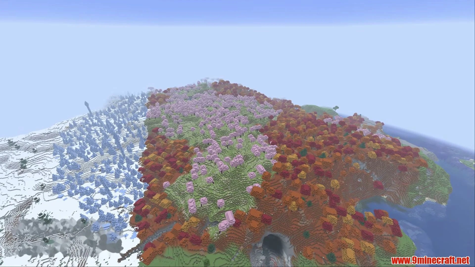 Triple Dappled Forest Village & Dual Dungeons - Minecraft 26.3 Seed -4227634870293935746 View 3