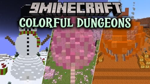 Colorful Dungeons Mod (1.21.11, 1.21.1) – Fight Through Color-Coded Vaults