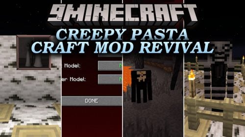 Creepy Pasta Craft Mod Revival Mod (26.1.2, 1.20.1) – Survive Iconic Internet