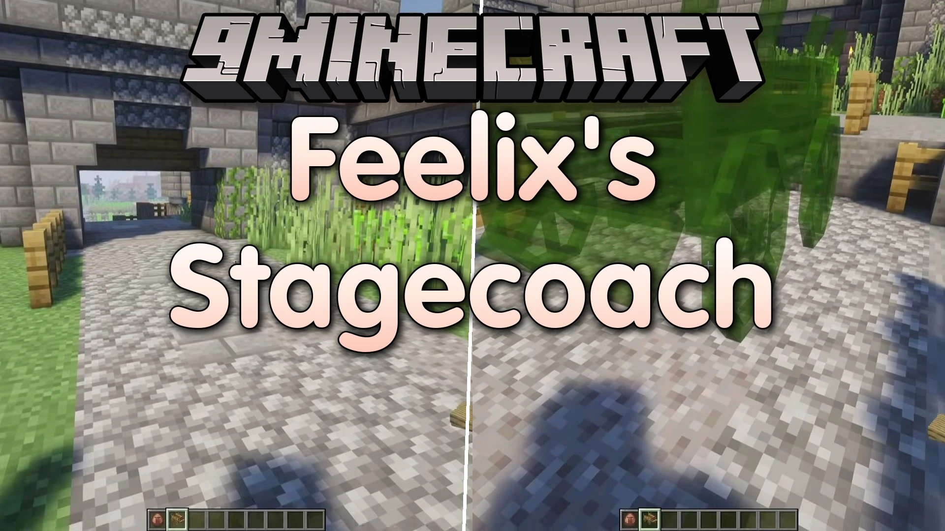 Feelix's Stagecoach Mod (26.3, 1.20.1) – Travel Between Villages