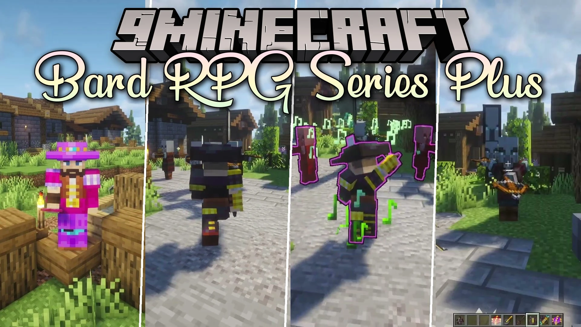 Bard RPG Series Plus Mod (1.21.1, 1.20.1) – Play Musical Ballads to Heal