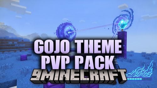 Gojo Theme Pvp Pack Resource Pack (26.3, 1.21.11) – Bold Anime Style