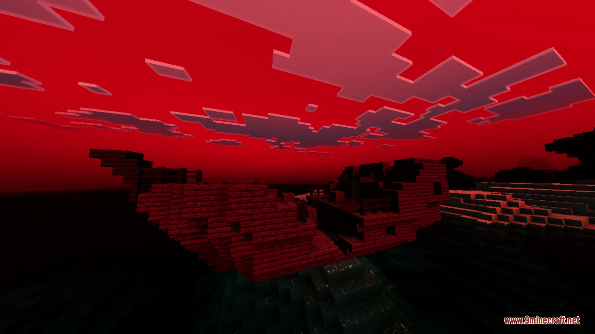 Stanger Things Fragment Visual Shader (26.x) – Dark Red Skybox for Bedrock Screenshot 7 Stanger Things Fragment Visual Shader (26.x) – Dark Red Skybox for Bedrock Screenshot 7