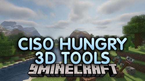 Ciso Hungry 3D Tools Resource Pack (26.3, 1.21.1) – Cute Yet Creepy 3D Doll