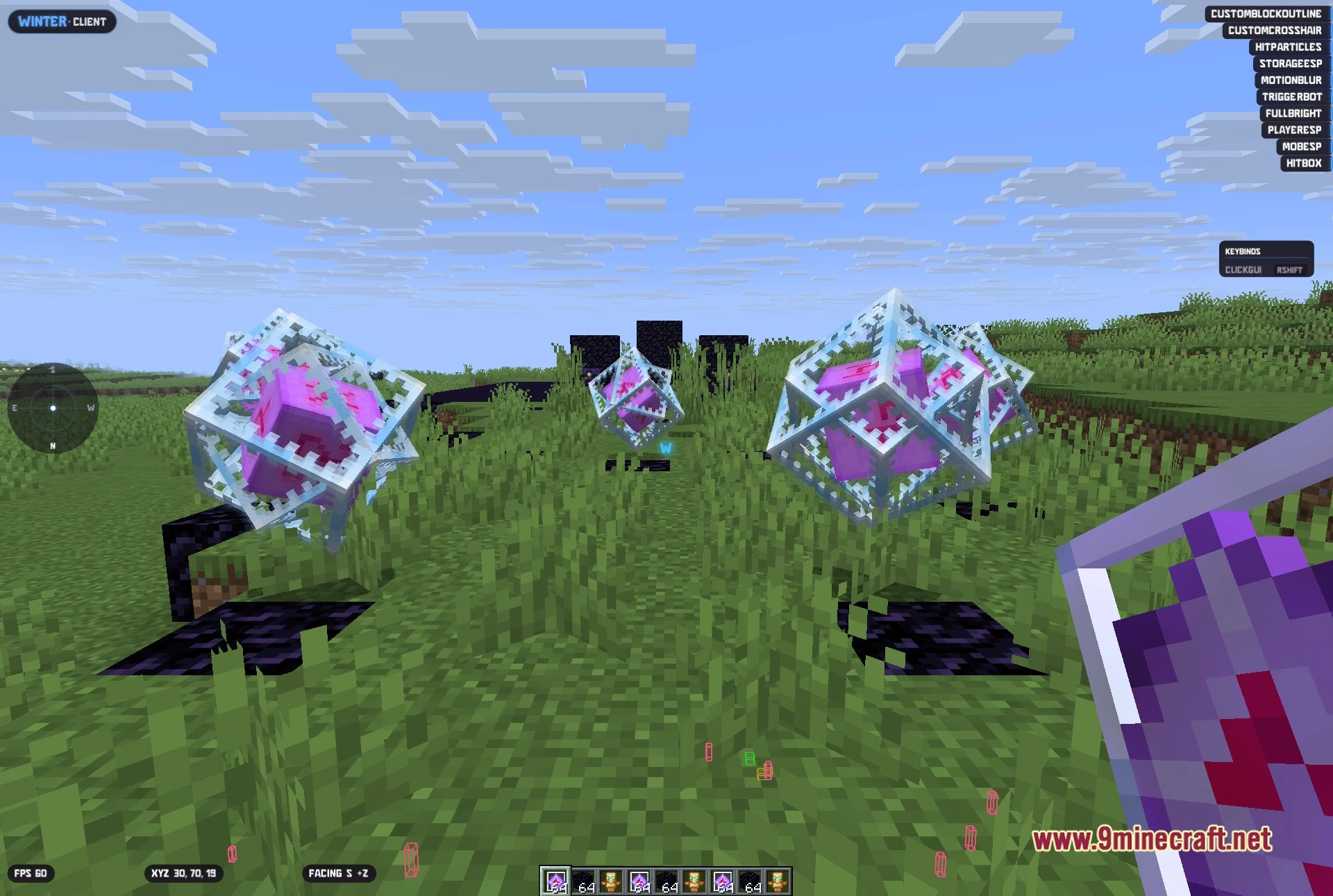 Winter Client Mod (1.21.11) – Survive Ruthless PvP on Anarchy Servers — screenshot 2