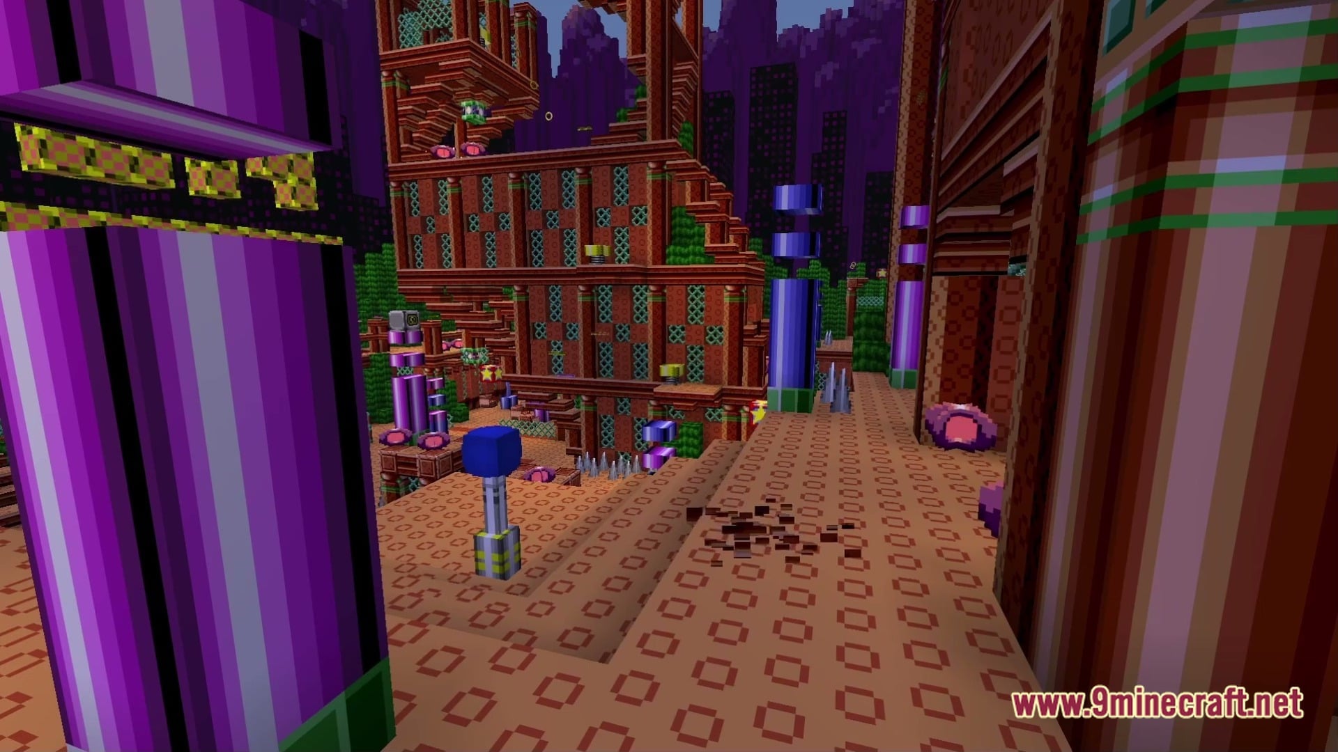 Sonicraft Next Level Map (26.3, 1.20.1) – Dash Across Five Sonic Zones — screenshot 3