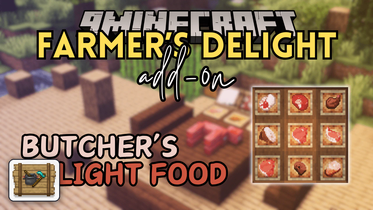 Butcher's Delight Foods Mod (1.20.1, 1.19.2) – More Animal Parts and Foods