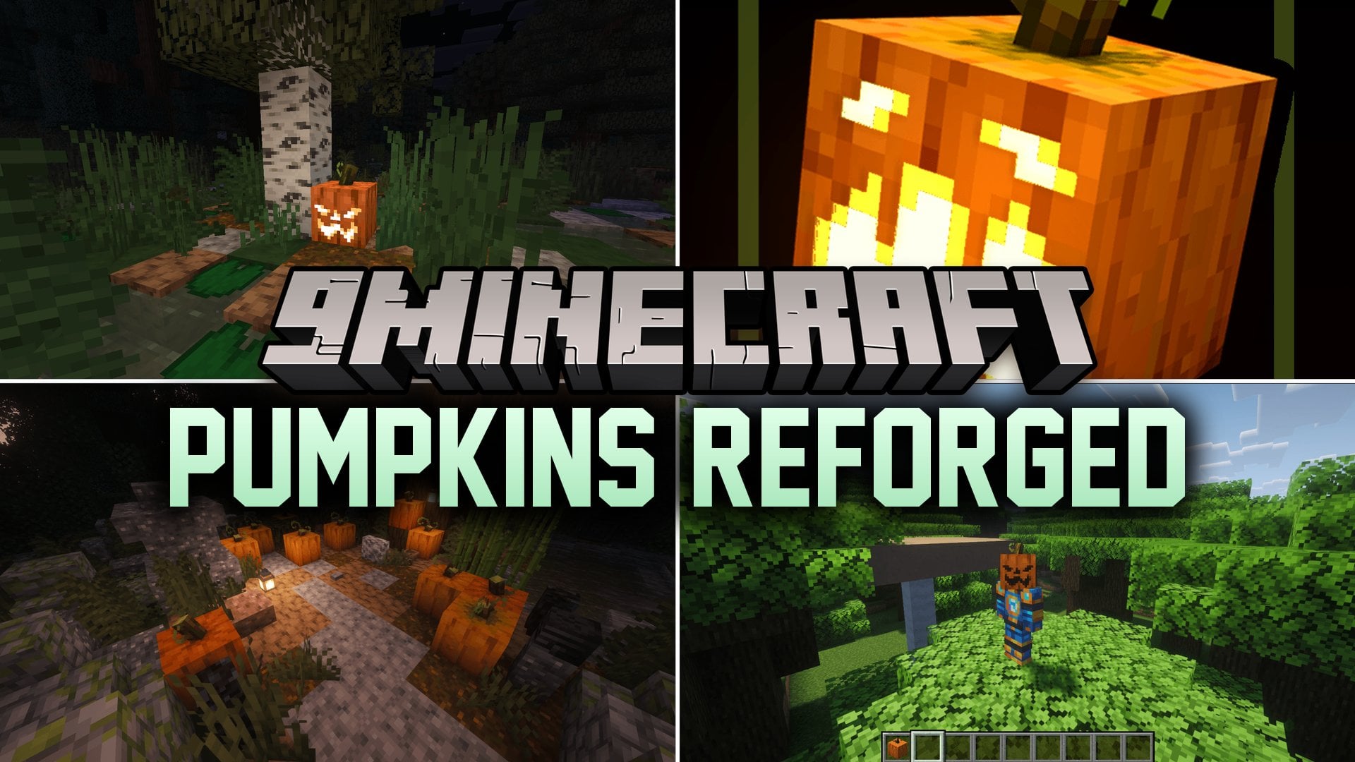 Pumpkins Reforged Resource Pack (26.2, 1.20.1) – Spooky Garden Patches