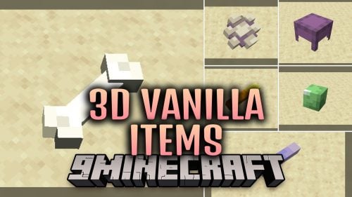 3D Vanilla Items Model