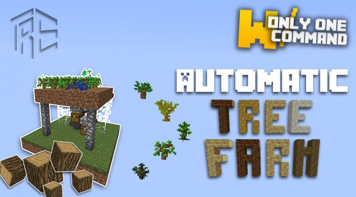 Automatic Tree Farm Command Block 1