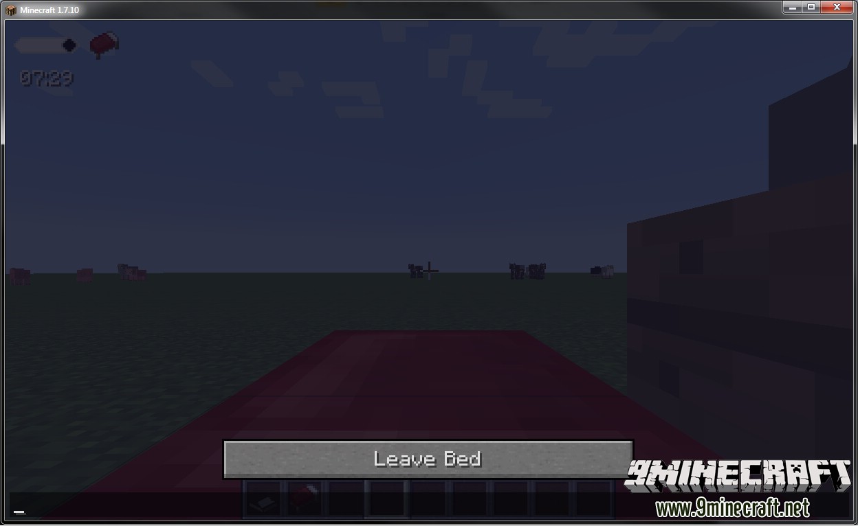 Better Sleeping Mod 1.10.2, 1.7.10 (Sleep Any Time) 2