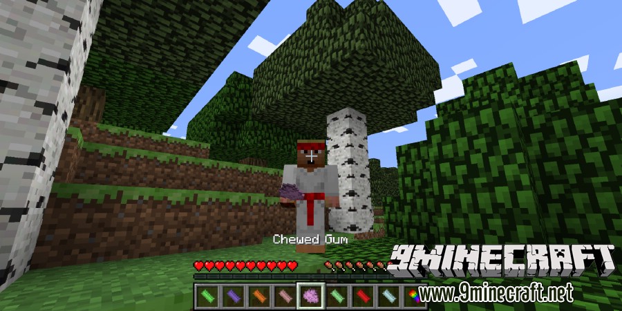 Chewing Gum Mod 1.7.10, 1.7.2 5