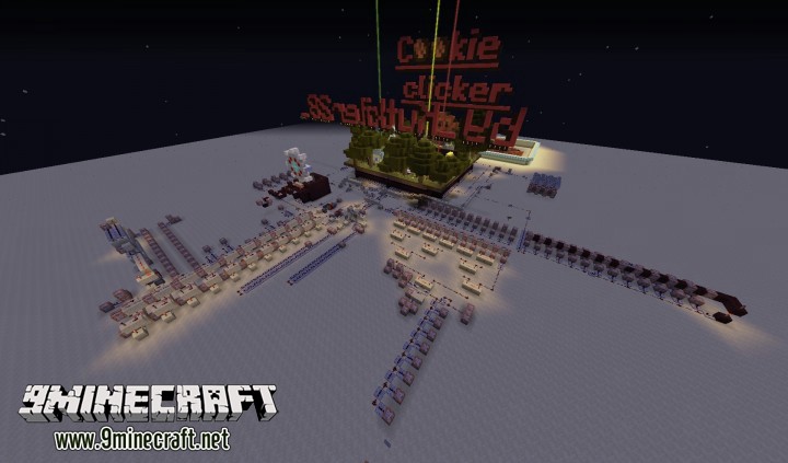 Minecraft Minigame: Cookie Clicker Minecraft Map