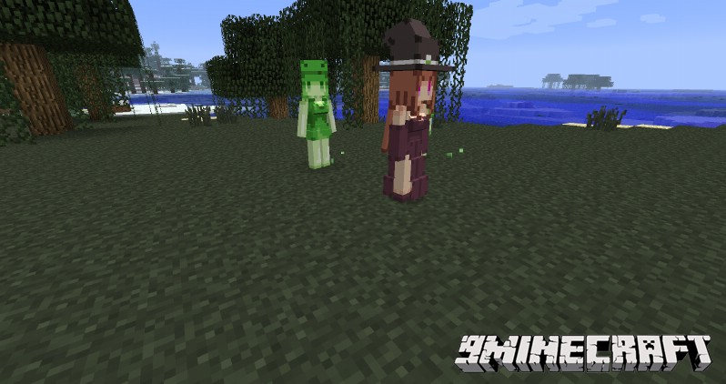 Cute Mob Models Remake Mod 1 12 2 1 11 2 Anime Girls 9minecraft Net