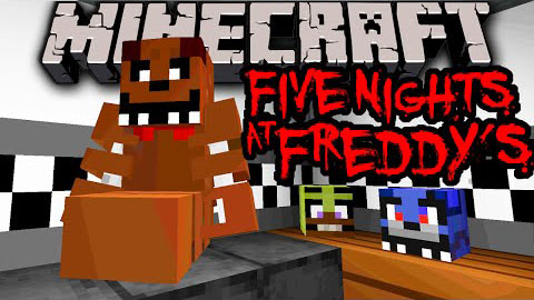 Five Nights at Freddy's 1 Map With 3D Models 1.8 Forge with resorces pack  Minecraft Map