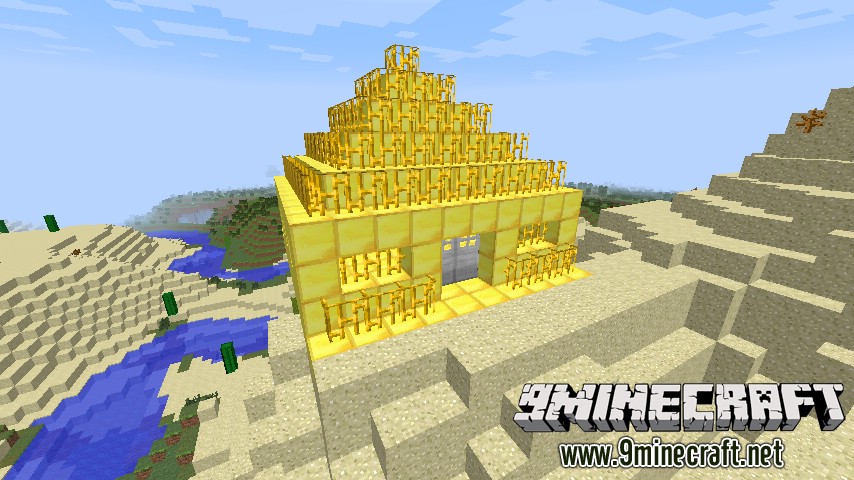 Golden Bars Mod 1.7.10 4