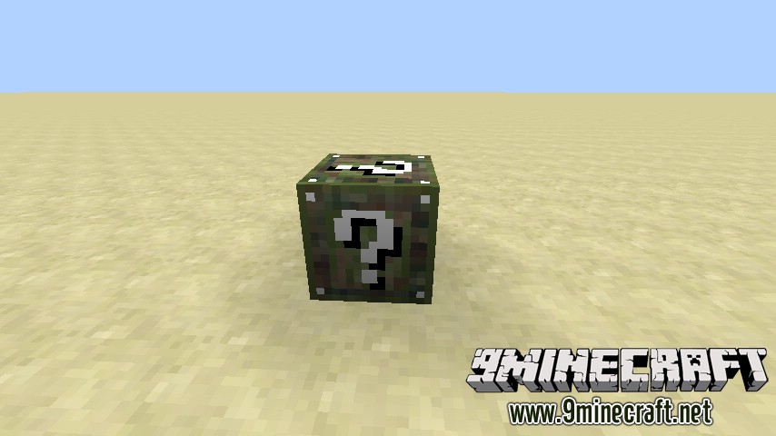 Lucky Block Camo Mod 1.7.10 