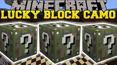 Lucky Block Camo Mod