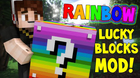 Lucky Block Rainbow Mod 1.7.10 1