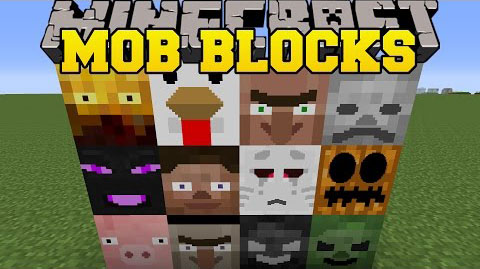 Mob Blocks Mod 1.7.10 1