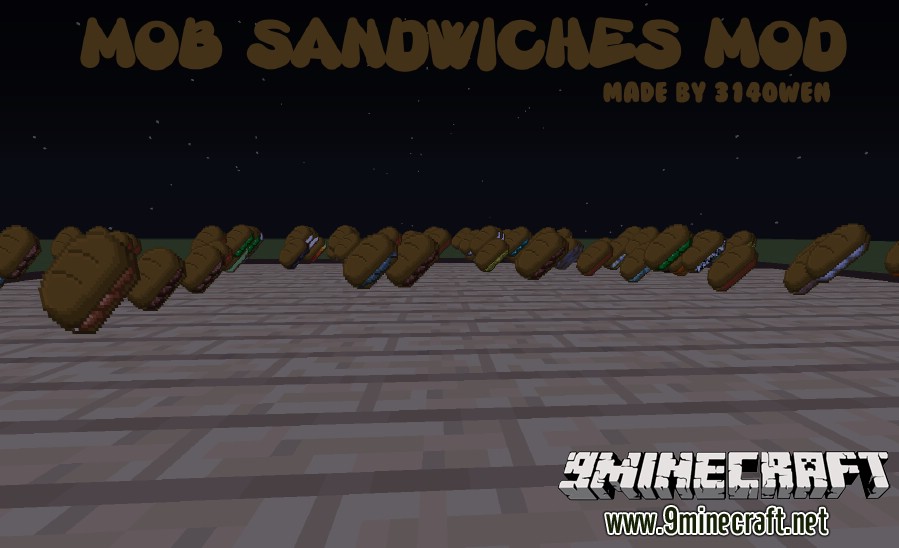 Mob Sandwiches Mod 1.7.10 2