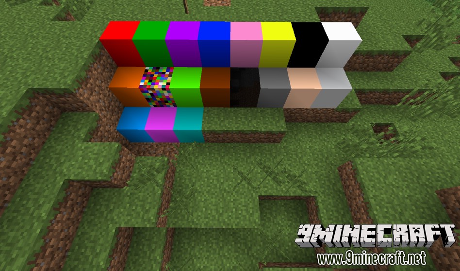 Monoblocks Mod 1.7.10 (Signs, Fences, Blocks) 4