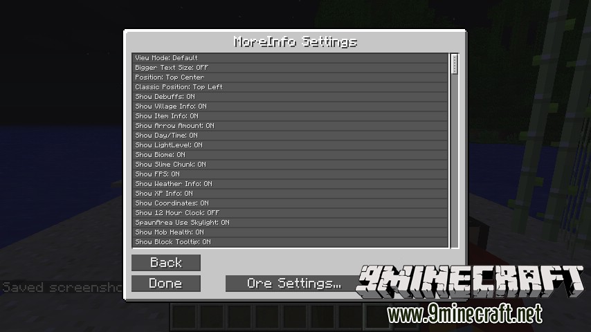 MoreInfo Mod 1.7.10 2