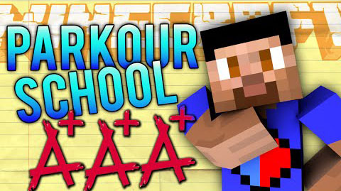 Parkour School Map 1.12.2, 1.11.2 for Minecraft 1